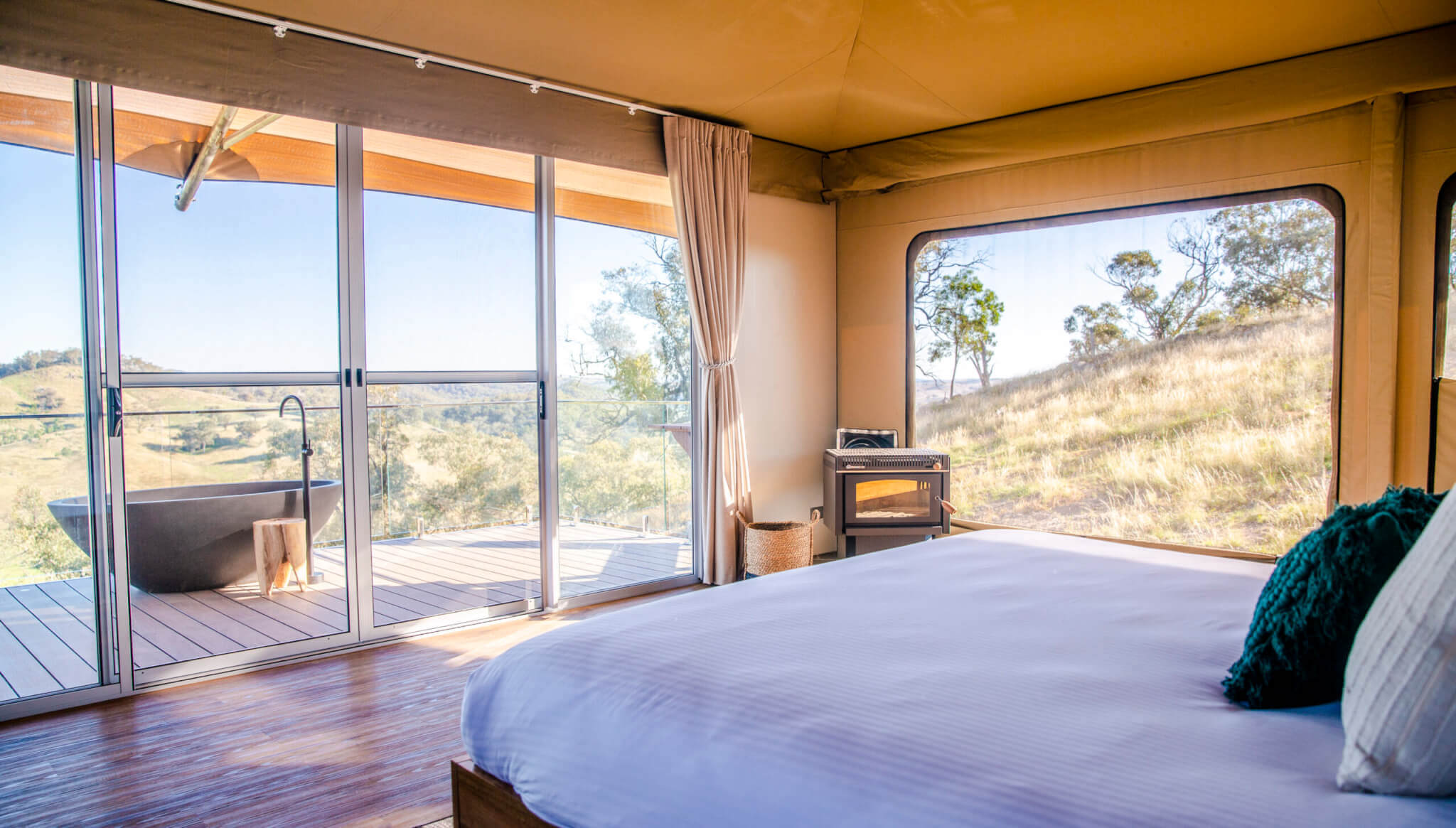 An inside room view of our charming one-of-a-kind hotel in Mudgee NSW. The perfect place for private wine tasting and relaxation.